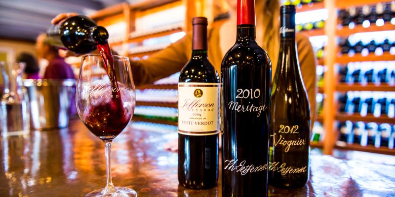 Jefferson Vineyards in Virginia